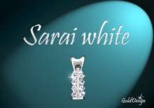 Sarai - přívěsek stříbřený